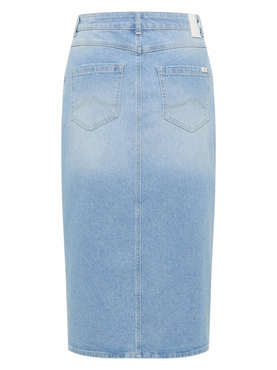 Mustang Mustang Spódnica midi Style Eureka Denim Skirt Niebieski Regular Fit