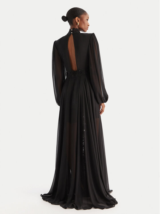Babylon Babylon Estélyi ruha S00827 Fekete Regular Fit