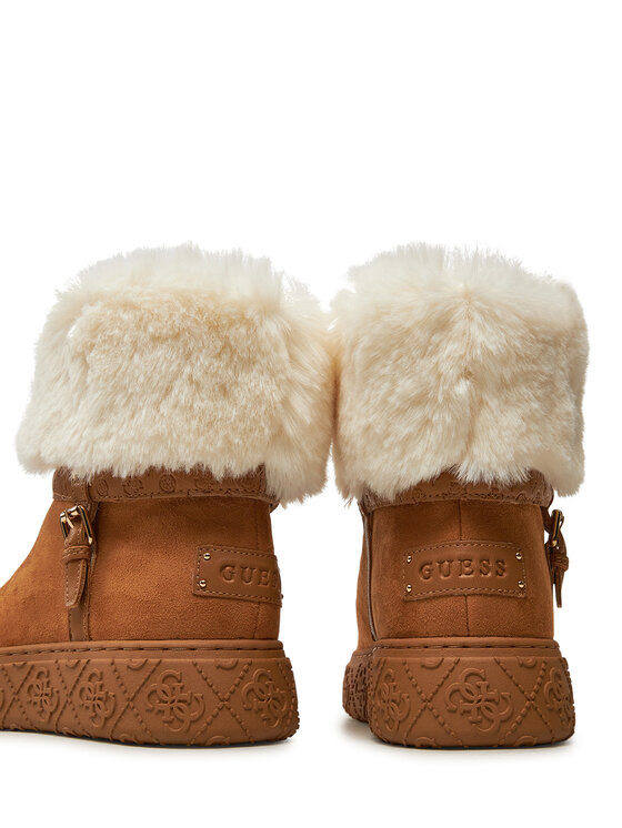 Guess Guess Botki Uncie FLFUNC ESU10 Brązowy