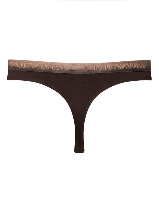 Emporio Armani Underwear Emporio Armani Underwear Σετ στρινγκ EW000402 AF25572 U6279 Σκούρο καφέ