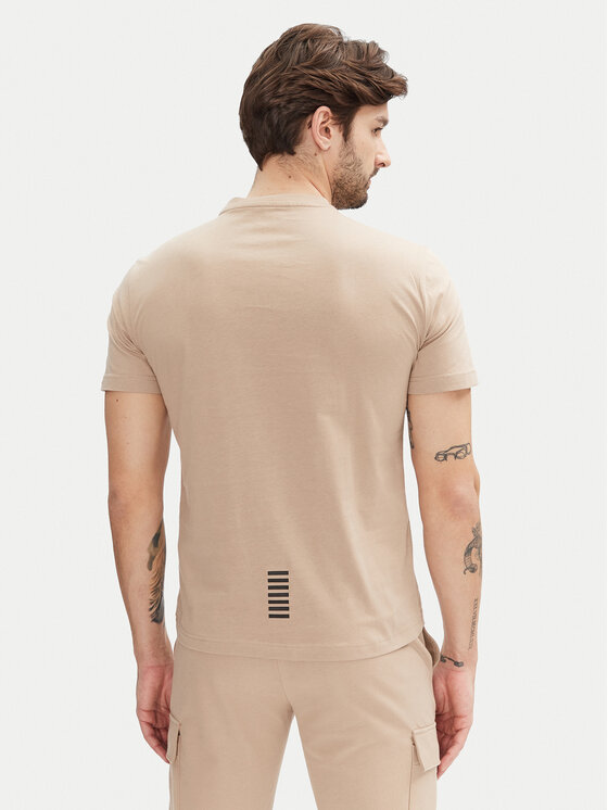 EA7 Emporio Armani EA7 Emporio Armani Majica 8NPT25 PJVPZ U6155 Bež Regular Fit