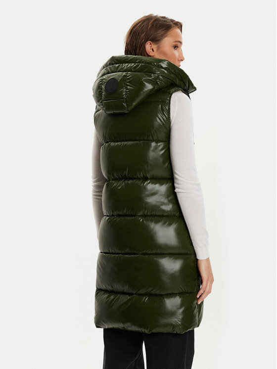 Save The Duck Save The Duck Veste D80302W-LUCK19 Zaļš Loose Fit