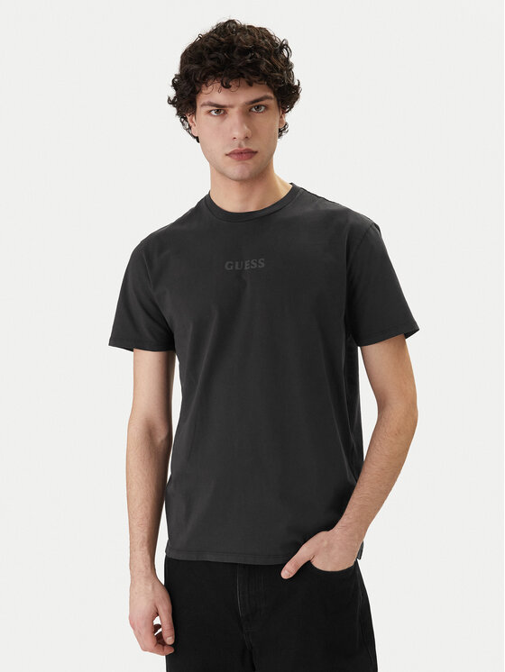 Guess Guess T-Shirt M6GI27 K3249 Czarny Regular Fit