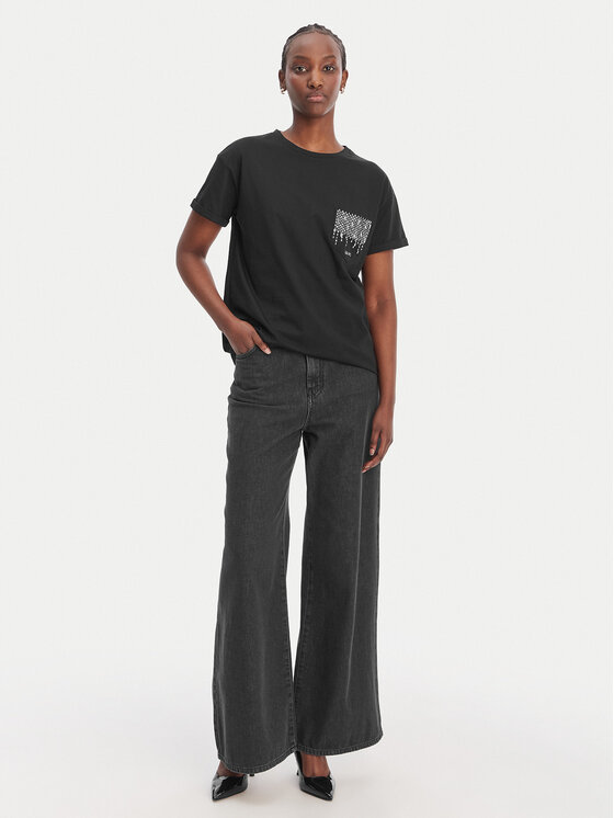 Liu Jo Liu Jo T-Shirt WA6372 JS923 Μαύρο Regular Fit