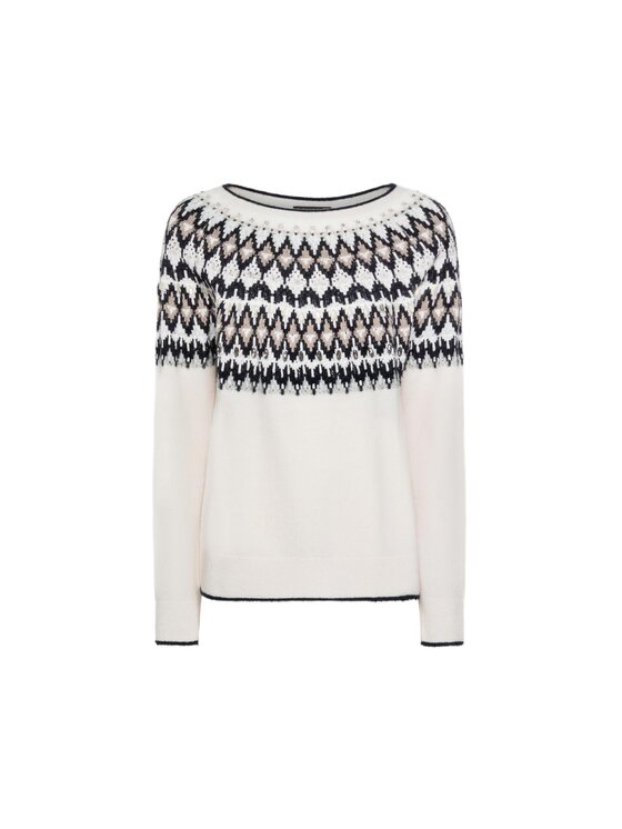 Elena Mirò Elena Mirò Maglione M507Z000642N0S1 Bianco Regular Fit