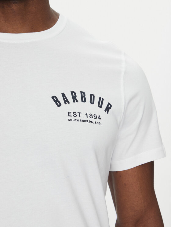 Barbour Barbour Tričko Preppy MTS0502WH11 Biela Tailored Fit