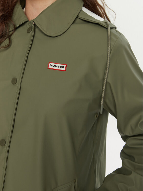 Hunter Hunter Kurtka przeciwdeszczowa Benja HARW0020242 Zielony Regular Fit