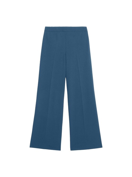 Oltre Oltre Pantaloni di tessuto P274J002362N004 Turchese Baggy Fit