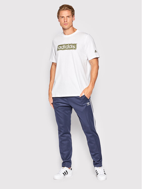 T-shirt Sketch Linear Graphic HK9177 Bianco