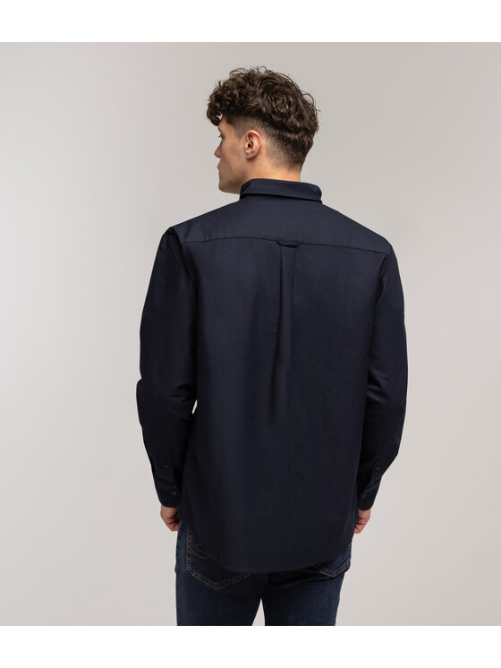 Lee Cooper Lee Cooper Koszula LLOYD OXFORD Granatowy Comfort Fit