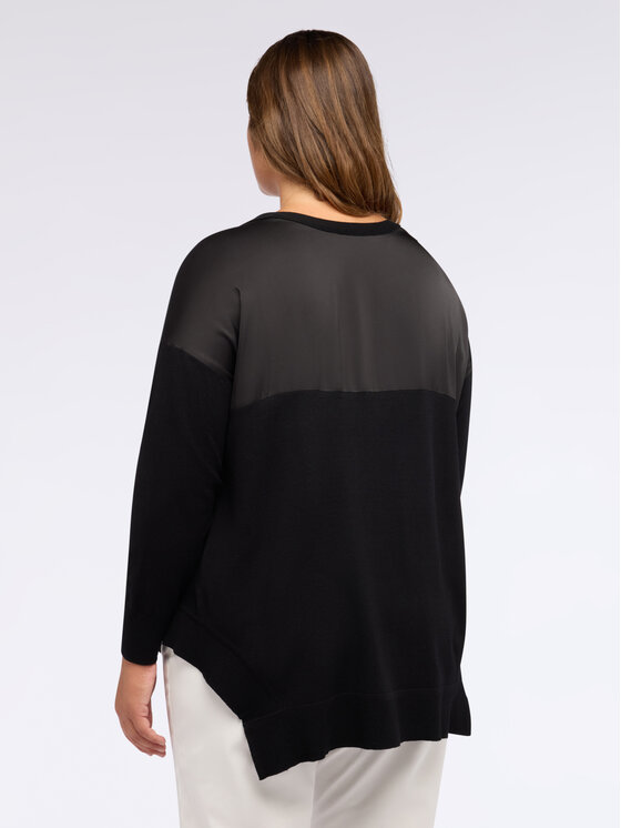 Fiorella Rubino Fiorella Rubino Maglione M716L008097N033 Nero A-Line Fit