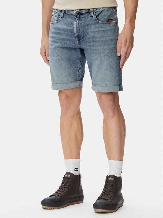G-Star Raw G-Star Raw Τζιν σορτσάκια 3301 D10481-C051 Μπλε Regular Fit