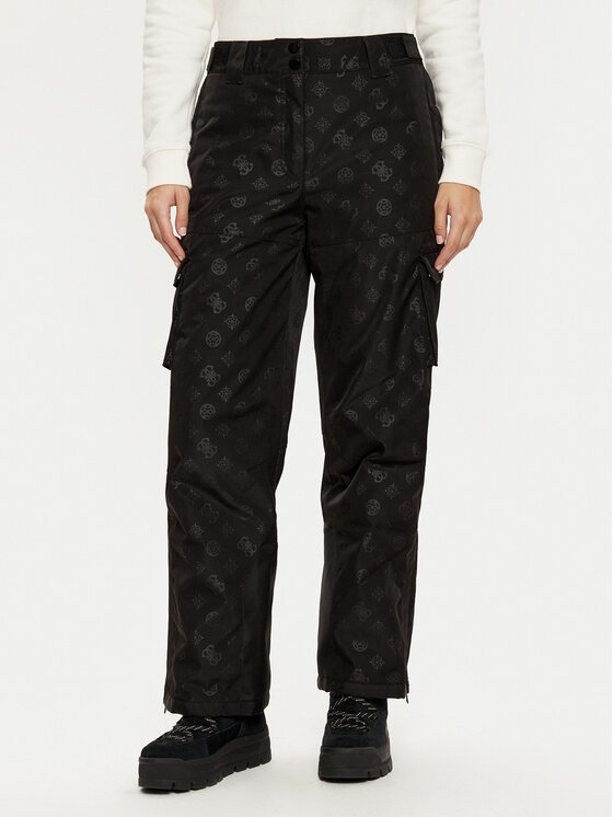 Guess Guess Slēpošanas bikses W4PB60 WH0K0 Melns Regular Fit