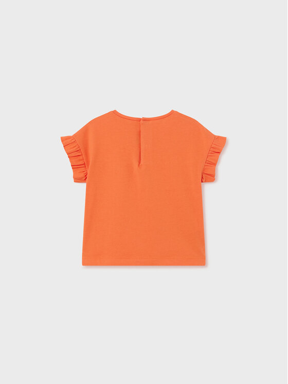 Mayoral Mayoral T-Shirt 1013 Pomarańczowy Regular Fit