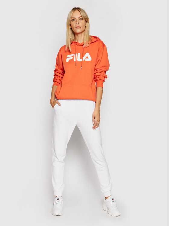 Fila Felpa Unisex Classic Pure Hoody 681090 Arancione Regular Fit Modivo