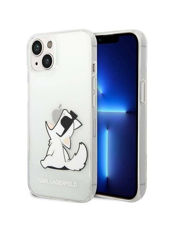 Etui na telefon KARL LAGERFELD, Przezroczysty, Choupette Fun