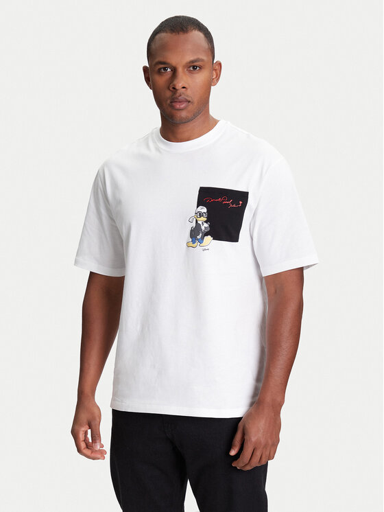 KARL LAGERFELD KARL LAGERFELD T-shirt 755097 553270 Bianco Regular Fit