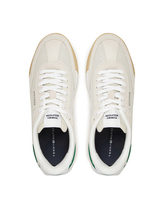 Tommy Hilfiger Tommy Hilfiger Laisvalaikio batai Retro Runner Seasonal FM0FM05425 Balta