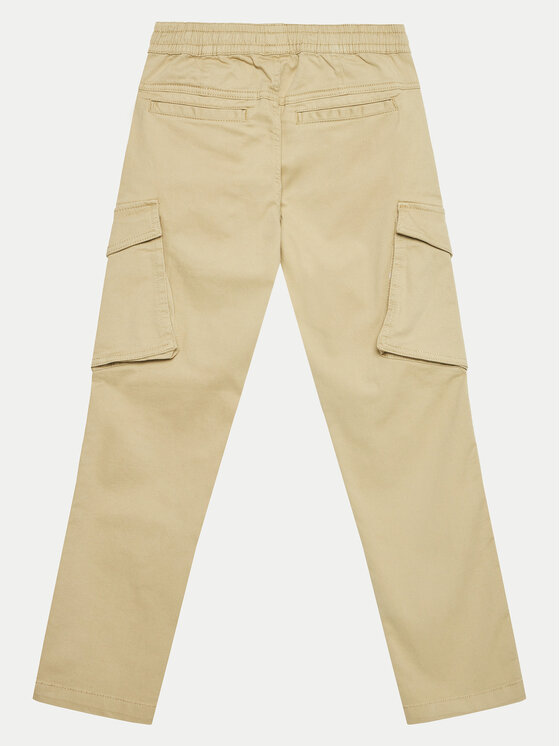 United Colors Of Benetton United Colors Of Benetton Pantaloni din material 4HM6YF00M Bej Regular Fit