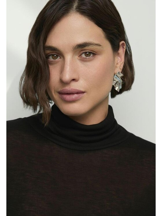 Fiorella Rubino Fiorella Rubino T-shirt G00UL008788N033 Nero Regular Fit