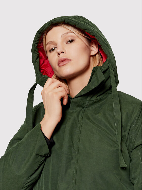 Parka KUDC603 Verde Relaxed Fit