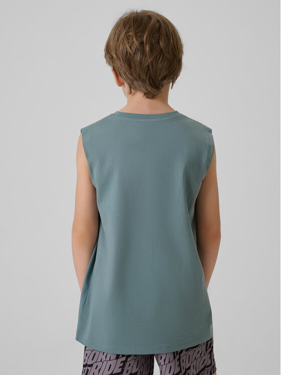 4F 4F Tank top PLAY SEASON Tyrkysová Regular Fit
