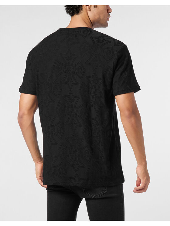PHILIPP PLEIN PHILIPP PLEIN Tričko 26187 Čierna Regular Fit