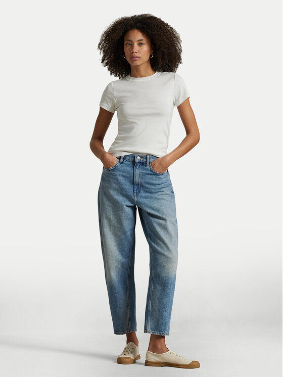 Polo Ralph Lauren Polo Ralph Lauren Farmer 211969409001 Kék Mom Fit