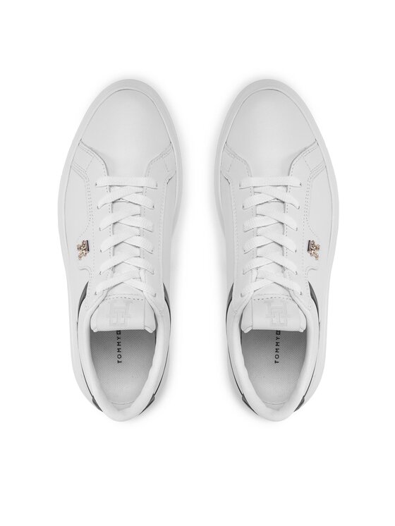 Tommy Hilfiger Tommy Hilfiger Sneakersy Pointy Court FW0FW07460 Biały