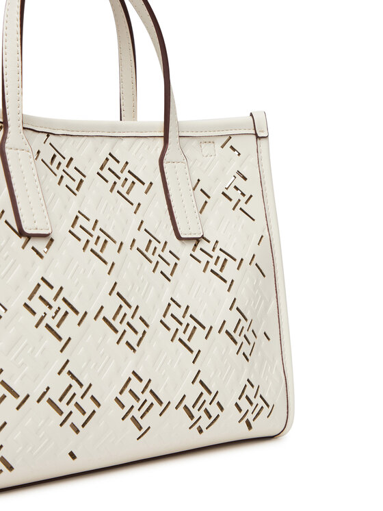 Tommy Hilfiger Tommy Hilfiger Дамска чанта Th City Mini AW0AW17500 Екрю
