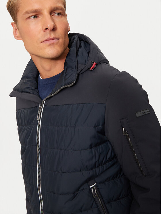 Bugatti Bugatti Winterjacke 673113-61031 Dunkelblau Regular Fit