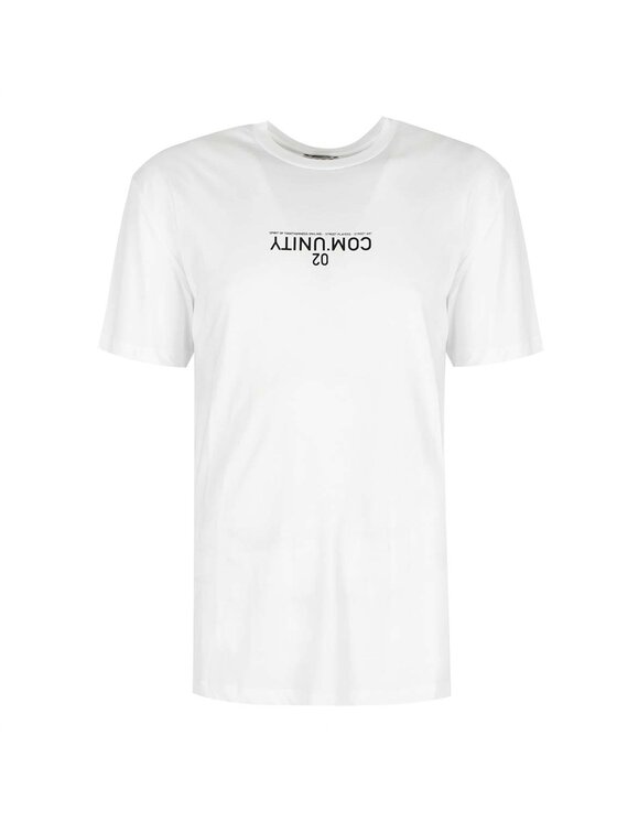 Les Hommes Les Hommes T-Shirt UHT251 700P | Reserved community Oversized T-Shirt Černá Regular Fit