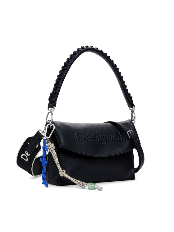 Desigual Desigual Torbica Half Logo Trokel 25WAXPAL Crna