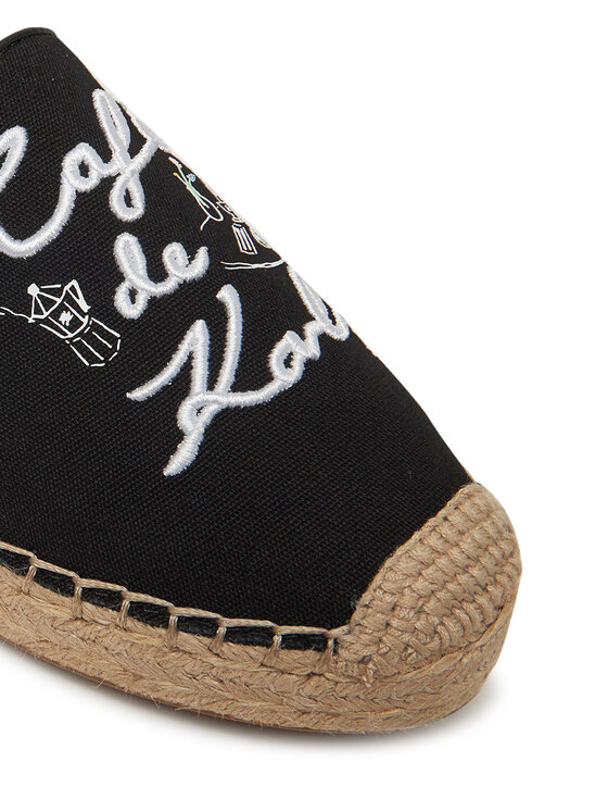 KARL LAGERFELD KARL LAGERFELD Espadrile KL81125 Črna