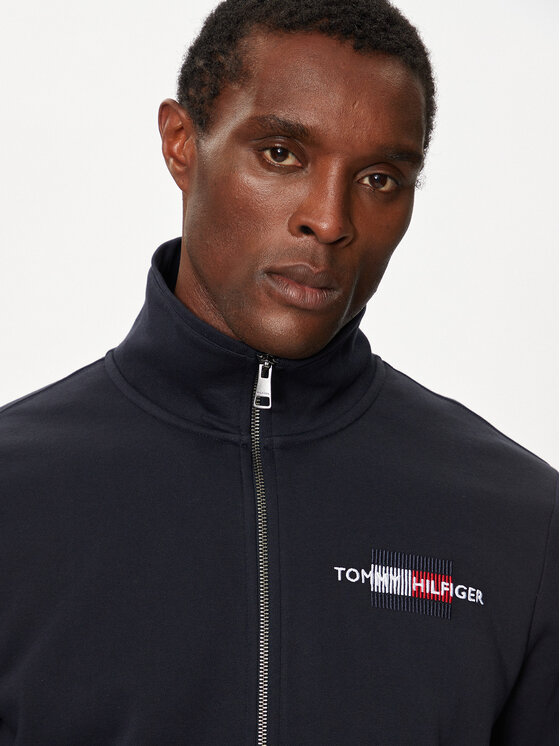 Tommy Hilfiger Tommy Hilfiger Pulóver MW0MW35539 Sötétkék Regular Fit