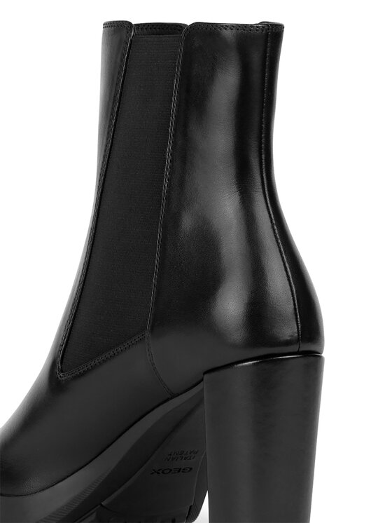 Geox Geox Īsie zābaki D Walk Pleasure 85 D35TFC 00043 C9999 Melns