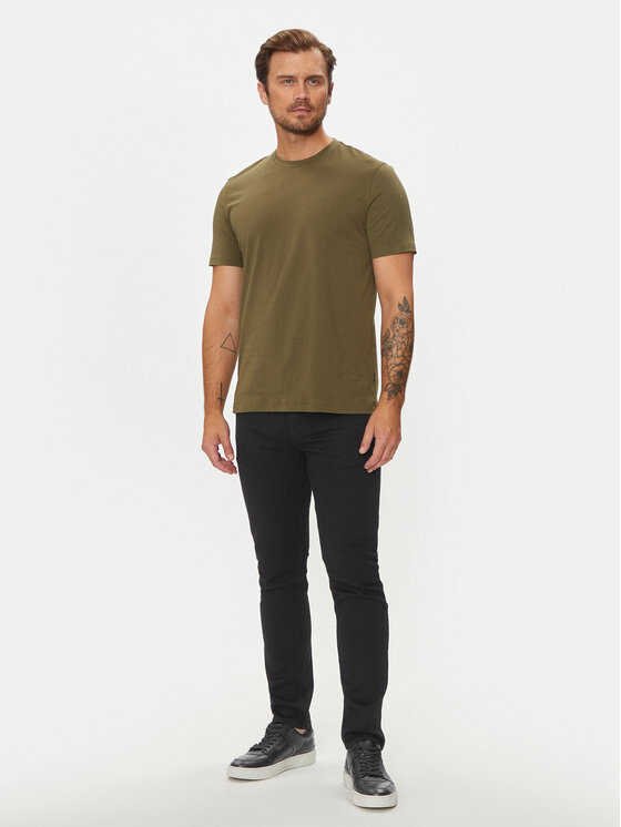 BOSS Boss Jeans hlače H-Delaware 50520837 Črna Slim Fit