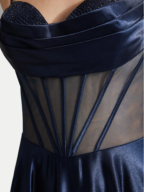 Hey Kyla Hey Kyla Večernja haljina 5AG019HK Tamnoplava Slim Fit