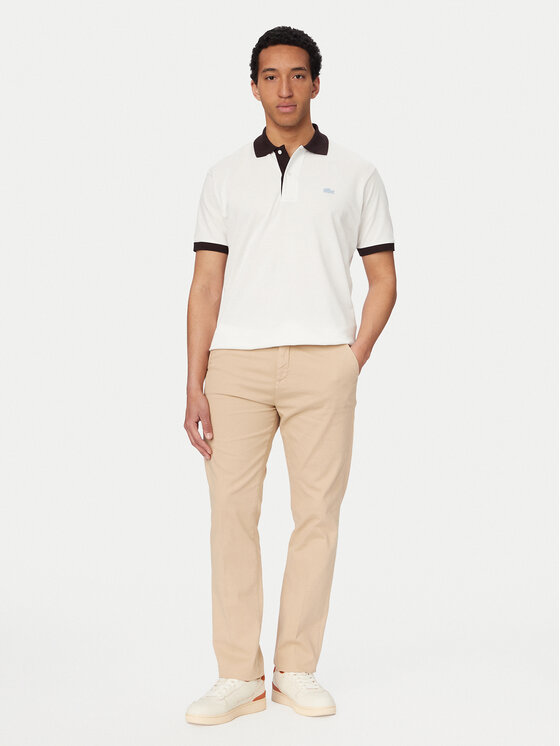 Lacoste Lacoste Polokošeľa PH2017 Biela Regular Fit