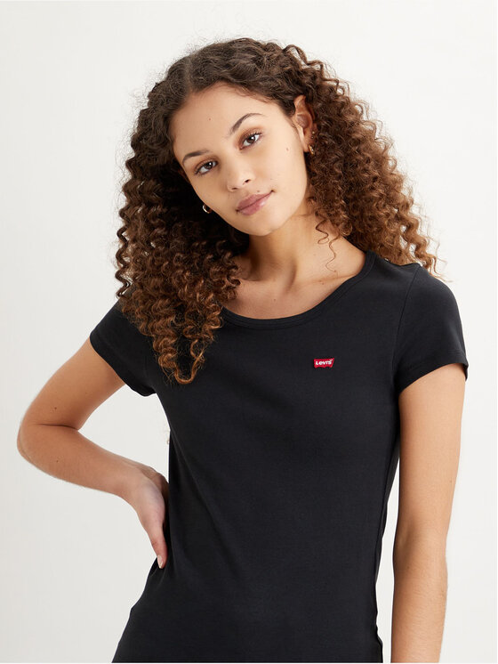 Levi's® Levi's® Súprava tričiek The Perfect 74856-0006 Čierna Regular Fit