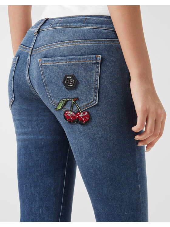 PHILIPP PLEIN PHILIPP PLEIN Jeansy 25433 Niebieski Slim Fit