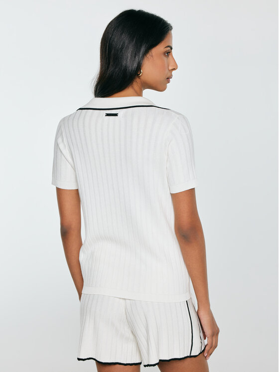 BIG STAR BIG STAR Polo MICKA Biały Comfort Fit