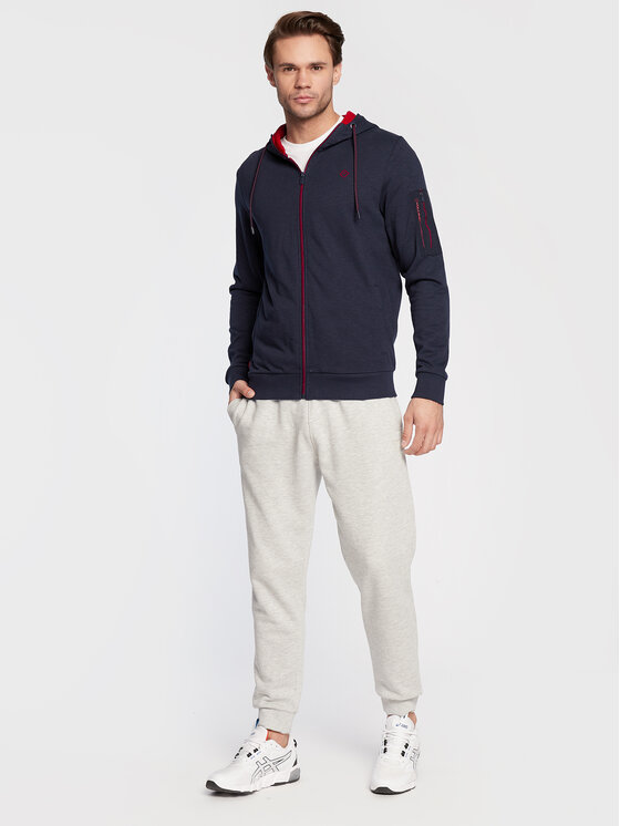 Felpa B-Rocky M01170-W23 Blu scuro Regular Fit