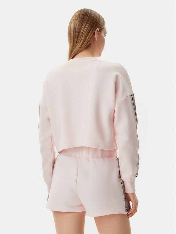 Guess Guess Bluza V3BQ16 KB3P2 Różowy Regular Fit