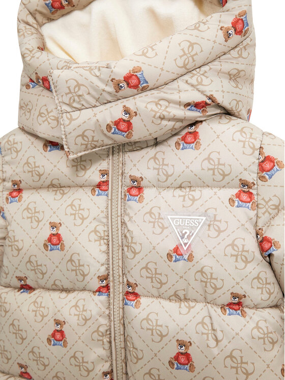 Guess Guess Kombinezon zimowy H5BW00 WCFM0 Beżowy Regular Fit