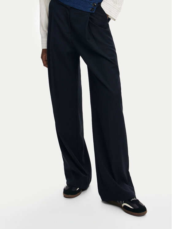 Desigual Desigual Riidest püksid Garona 24WWPW26 Tumesinine Loose Fit