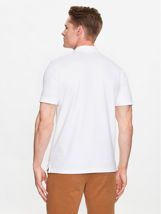 Calvin Klein Calvin Klein Polo K10K111196 Biały Regular Fit