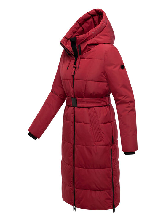 Navahoo Navahoo Kurtka zimowa Herbstnebel Czerwony Regular Fit