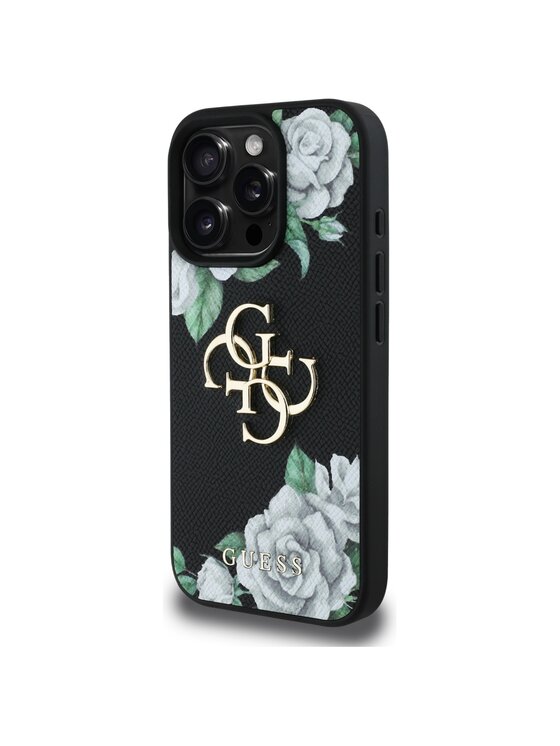 Guess Guess Etui na telefon iPhone 16 Pro Czarny