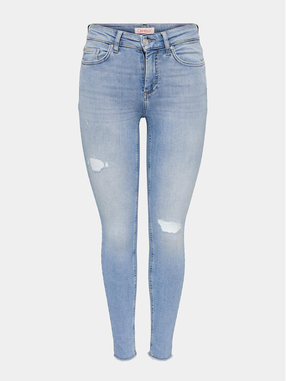 ONLY ONLY Blugi Blush 15282346 Albastru Skinny Fit